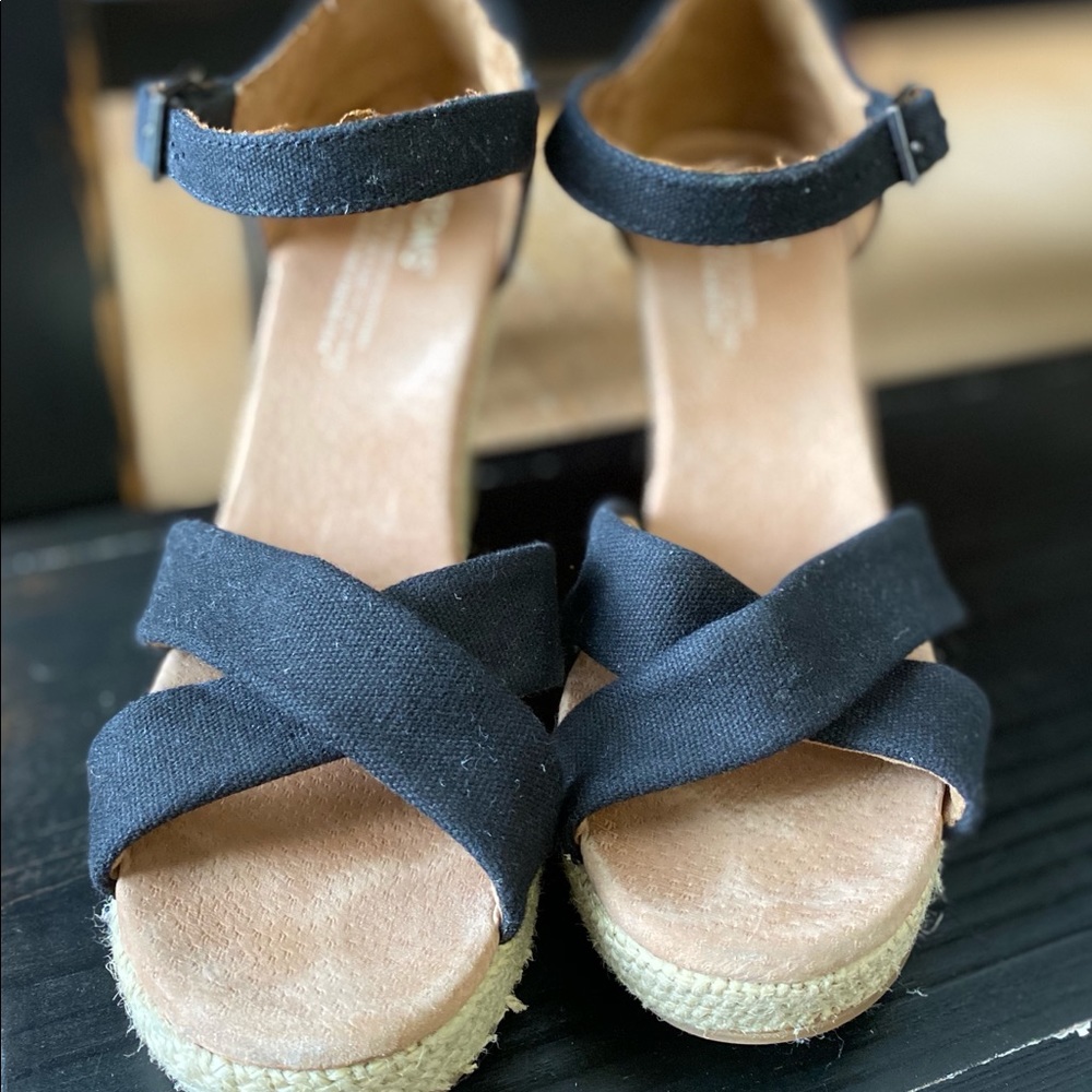 Toms Espadrille Wedge Sandals